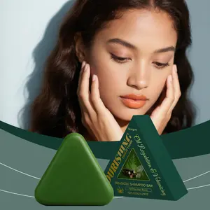 Hoegoa Herbal Nourishing Shampoo Bar — gently cleanses hair and scalp while nourishing strands for a smooth, shiny finish; refreshing and non‑greasy