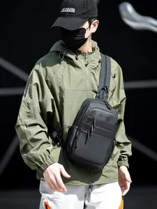 Men's Convertible Crossbody Backpack, Waterproof Multi-Pocket Design, Travel Work Casual Shoulder/backpack, Versatile Bag