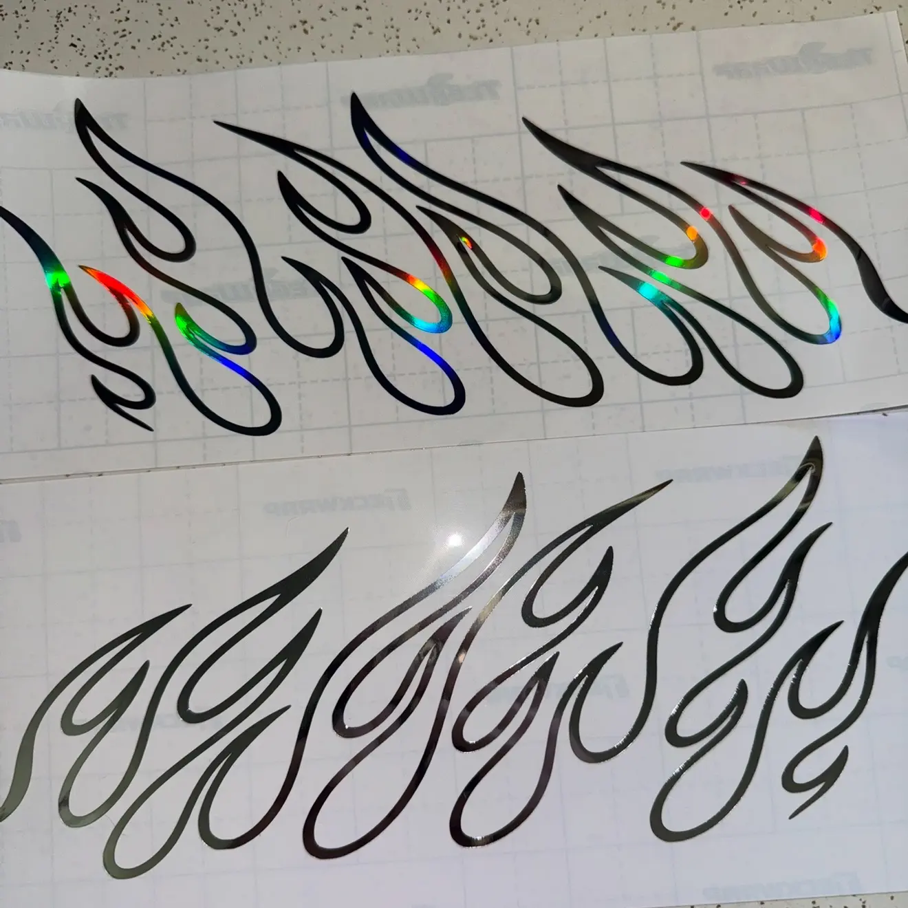 Window Flame Decal/Sticker 2 PACK LEFT AND RIGHT SIDE INCLUDED