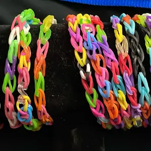 Rainbow loom bracelets,rings,necklaces,anklets