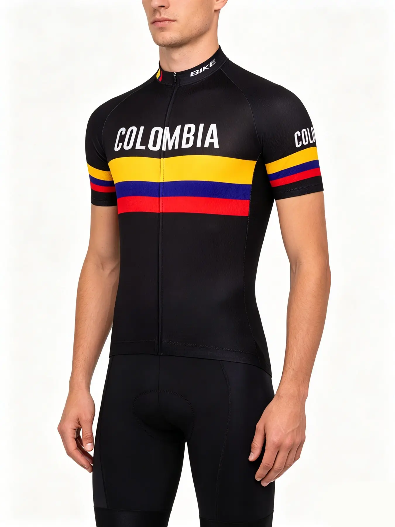 Men's Cycling Jersey, Cyclist Jersey, Short Sleeve Bike Shirt with 3 Back Pockets, Digital Print, All Seasons, Sporty Slim Fit, Outdoor Riding, Cycling Sports Wear, Sports Tops