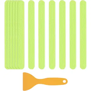 30 Pcs Bathtub Non Slip Stickers Luminous Shower Mats for Showers Anti Slip Bath Tub Stickers with Scraper,Adhesive Showers Treads Slip Strip for Bath,Boats,Stairs,Swimming Pools,Health Clubs (8*0.8inch) - Home Improvement.