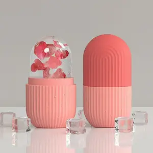 Facial Ice Mask Silicone Massage Stick, Cooling Skincare Tool for Body and Face, Ideal for Relaxation and Beauty Treatment