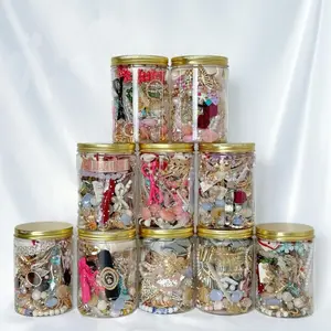 Jewelry Jar Set -25-60 Jewelry Boxes Women's Gift Set, Including Necklace, Earrings, Ring, Bracelet
