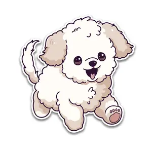 Zoomies Finn Sticker