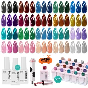 【Exclusive to TikTok】Beetles Cat Eye Gel Polish Manicure Box - 8ml Large Volume Soak Off UV LED Gel Nail Magnetic Shine Soak Off UV French Nail Art Salon DIY Manicure Gift for Women mothersdaygift Spring Nail Summer Nail Vacation Nail #SummerVibes