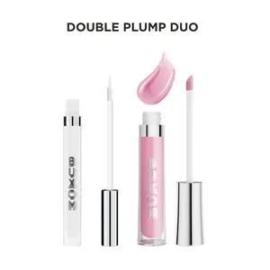 BUXOM Plump Shot Fill and Flip Lip Liner + Full-On Plumping Polish Gloss - Double Plump Duo Bundle for Plump Lips