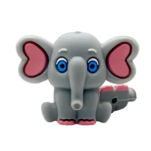 1pc Oh A Peanut! 3D Silicone Focal Beads | Elephant Shape Beading for Beaded Pens DIY Craft Supplies Beaded