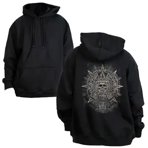 Aztec Calendar Men's One Chicano Tattoo Art Lowrider Mayan , Chicano Clothing, Lowrider Style, Mexican Clothing ,Gangster Clothes For Girls, Hoodie For Men And Women Sweatshirt