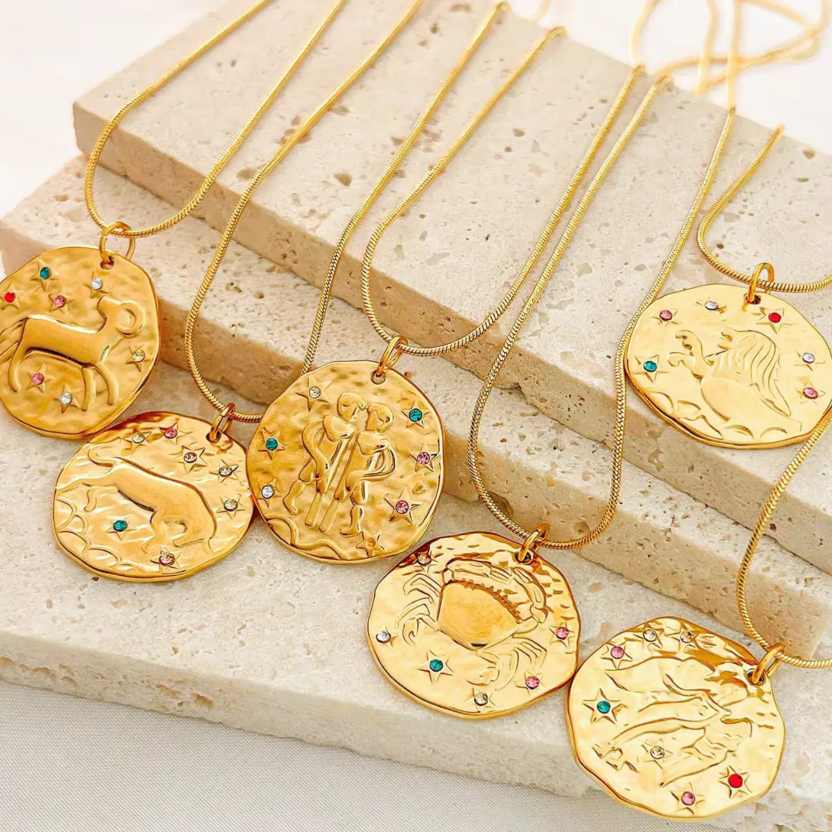 NC58-Zodiac Pendant Universal Star Sign Pendant S925 Material Exclusive for self Birthday Gift Meaningful Love Gift