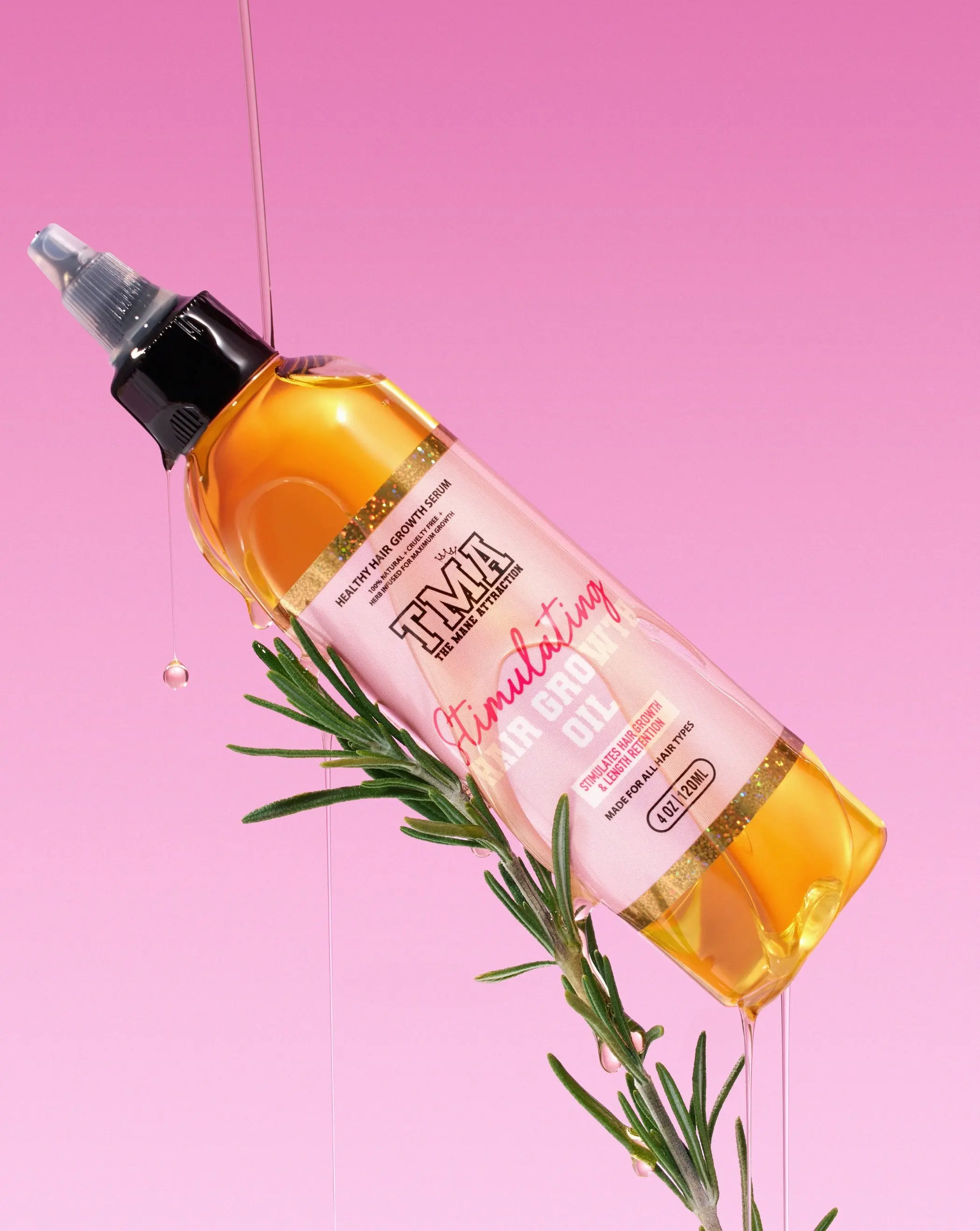 Jumbo Stimulating Hair Growth Oil Natural Oils & Herbs for Thicker Longer Hair Daily Scalp Care Haircare