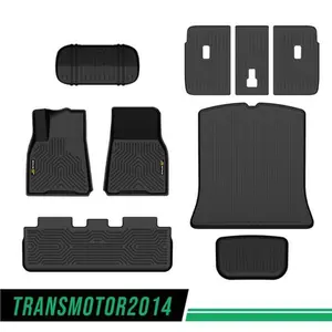 Fits 2024-2025 Tesla Model Y Floor Mats & Front Rear Cargo Mats & Backrest Mats