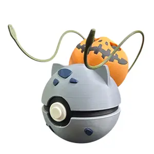 Bulbasaur Poke Ball Halloween - Inspired 3D Printed Poke Ball Collectible