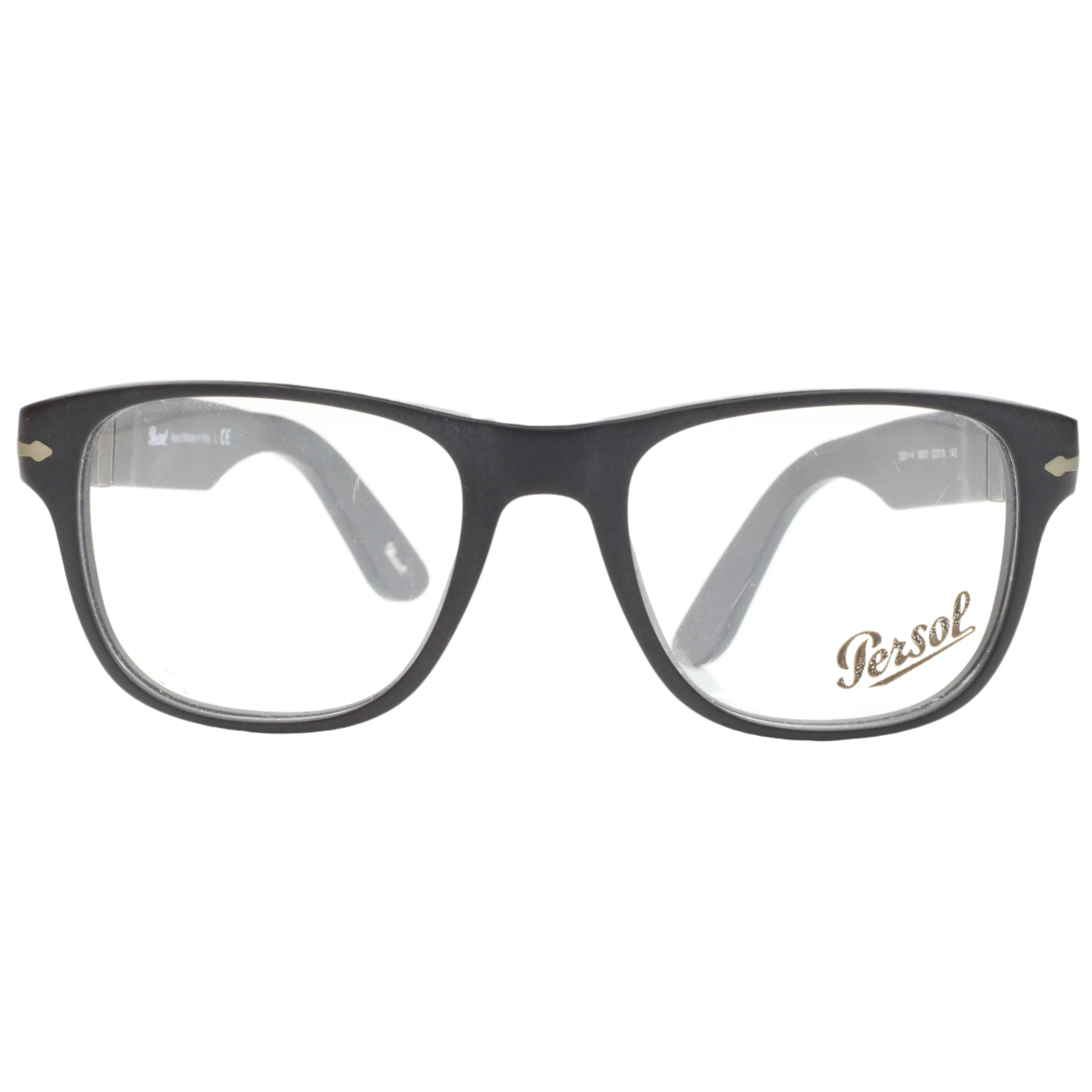 Persol PO3051V 9000 Matte Black Acetate Luxury Italy Eyeglasses -Ma