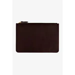 RLH3413 - Large Leather Zip Pouch