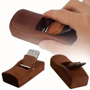 100mm Mini Wood Block Hand Plane for Smooth Wood Shaving, Durable Metal and Solid Wood Construction, Ergonomic Design for Beginners and Craft Enthusiasts, Hand Tools