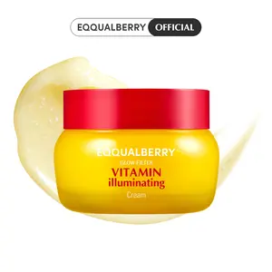 EQQUALBERRY Vitamin Illuminating Cream – Vitamin C & 5% Niacinamide + 3% TXA | Dark spots Cream | Ceramide Barrier Strength | Glowy, Lightweight Hydration, 1.69 fl.oz / 50ml