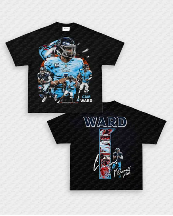 CAM WARD-TITANS TEE, Retro Football Shirt ,Football Shirt Christmas Gift Unisex, Football 90s Vintage Fan Gift,football American Graphic Vintage, Gift For women And Man Unisex T-shirt