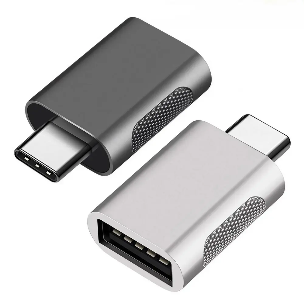 Type-C to USB Adapter - USB 3.0 to Type-C OTG High-Speed Portable Compatible Adapter, Multi-Device Expansion Accessory for Phones, Tablets & Laptops. Enables Connection Between Type-C Devices & USB Peripherals