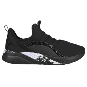 PUMA Womens Softride Sophia 2.0 Ice Dye Lace Up Sneakers Shoes Casual - Black