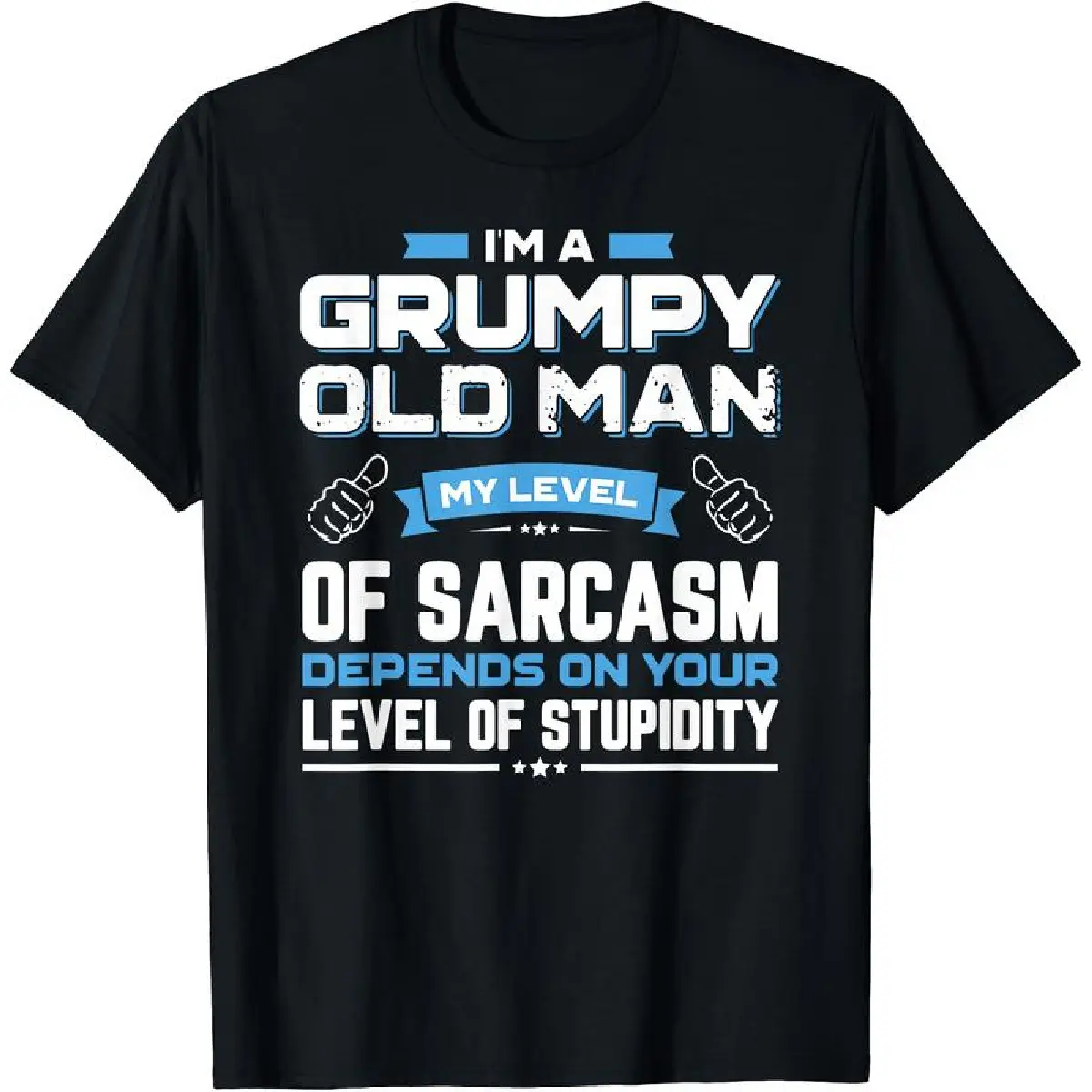 Men's Classic Casual Breathable Short-Sleeve T-Shirt, Relaxed Fit Grumpy Old Man Graphic Top, Grandpa Gift Idea, Tshirt, Shortsleeve