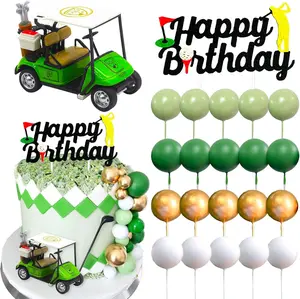 LaVenty Golf Cake Decoration Heading for the Green Cake Topper Golf Themed Cake Decorations Golf Party Supplies Golf Party Favors Golf Birthday Decoration