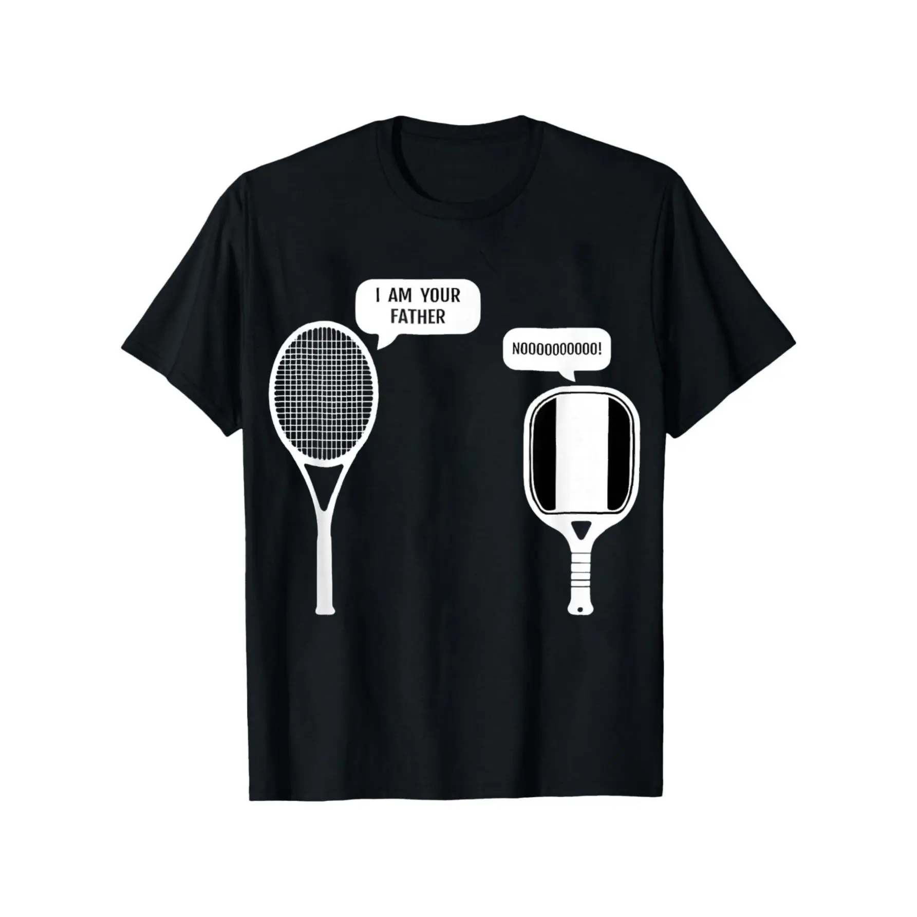 I Am Your Father Funny Pickleball Tennis Racket T-Shirt