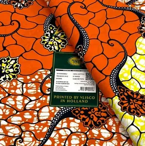 Authentic African Print 100%Cotton 6yards