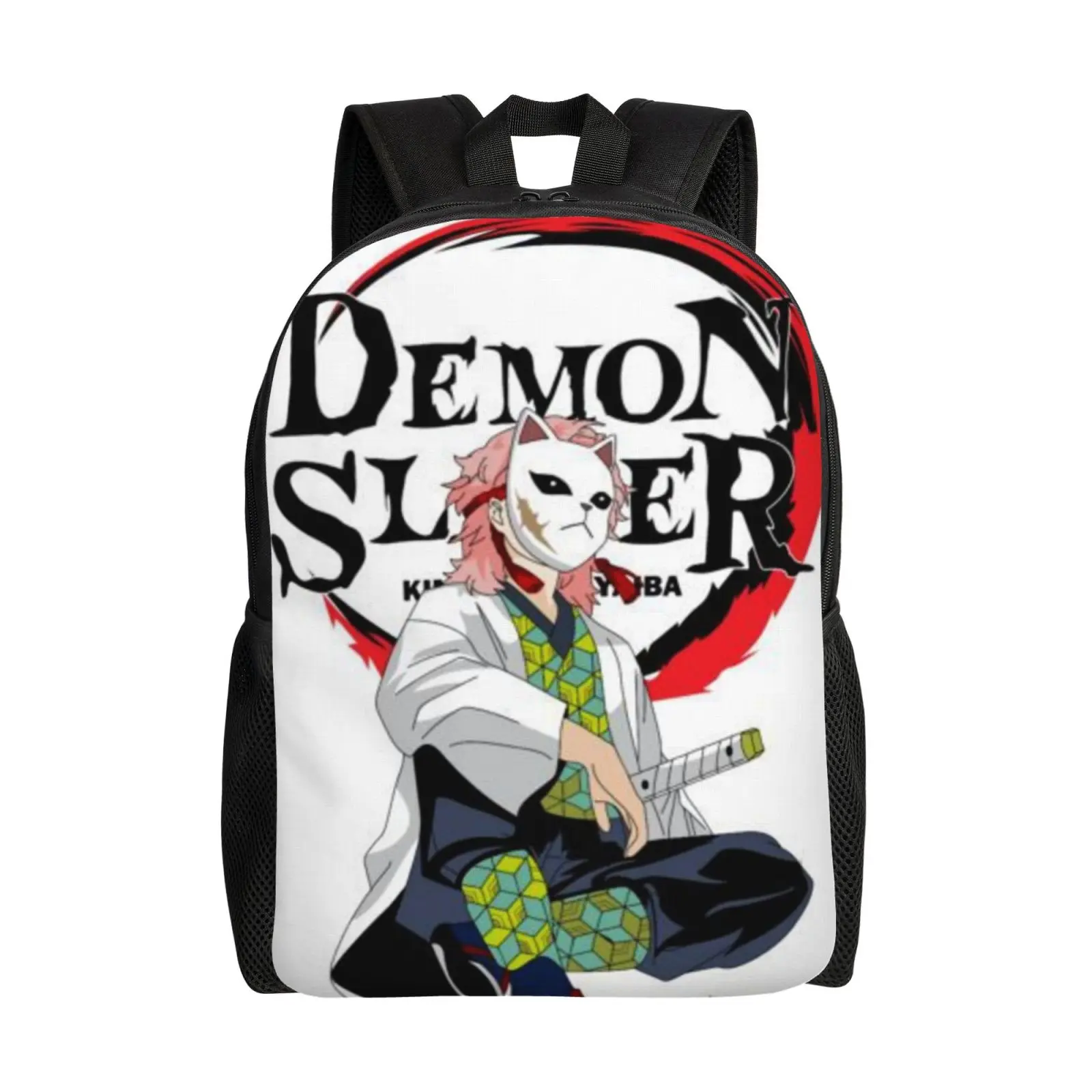 Cartoon Demon Slayer Backpack Spacious and Ultra-Light Demon Slayer merch Shoulder Backpack utility Demon Slayer costume Laptop Backpack for Men Women Schoolbag for Work Hiking Travel