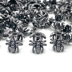 Hug? I’ve Got Eight Arms! Fancy Spacer Beads - Spooky Halloween Theme Spiders - Spider Shape Beads DIY