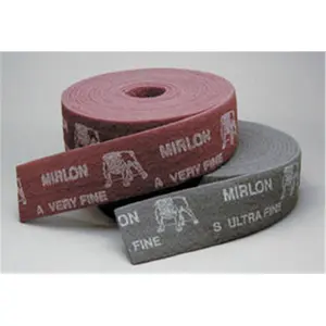 212 MAIN Mirka Abrasives 18-573-448 UF Flexible Aluminum Oxide 4 in. x10m Mirlon Scuff Roll Express, Contour Fit, Uniform Scratch Reptile & Amphibian Cleaning Tool