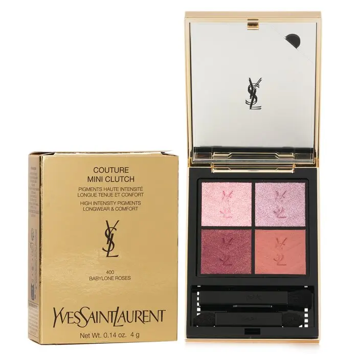 Yves Saint Laurent Couture Mini Clutch Eyeshadow Palette - # 400 Babylone Roses