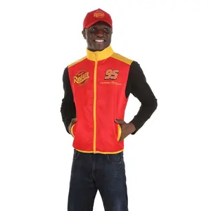 Adult Lightning McQueen Crew Hat & Vest Kit (© Disney/Pixar)