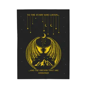 Velaris City ACOTAR Blanket Velaris Court Of Dreams Blanket The Night Court Blanket SJM Merch City of Starlight Blanket Velaris Blanket