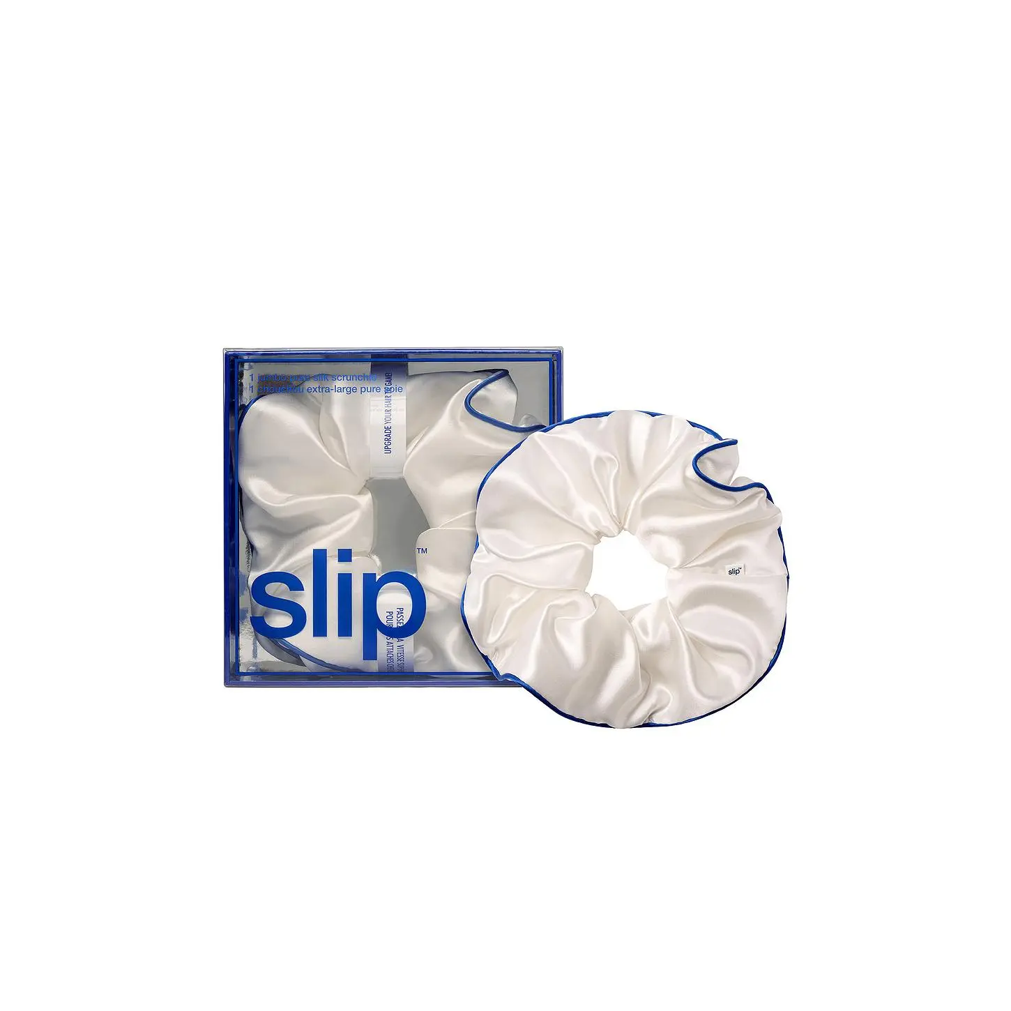 slip Pure Silk Jumbo Scrunchie in Courtside