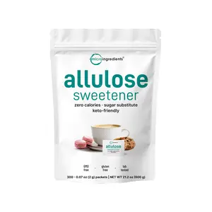 Micro Ingredients Allulose Sweetener, 300 Packets , Zero Calorie Micro Ingredients Allulose Sweetener, 300 Packets , Zero Calorie