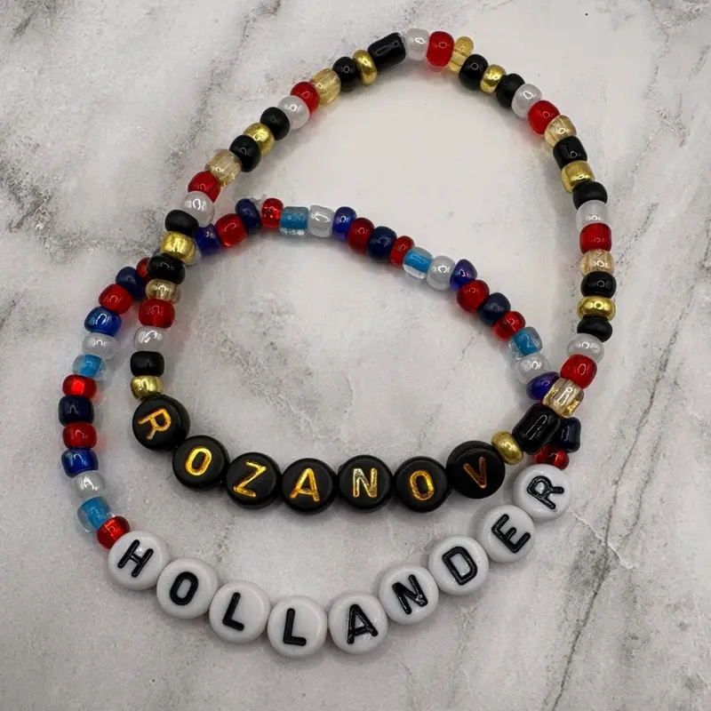 Hockey Romance Inspired Friendship Bracelets | Stackable Jewelry