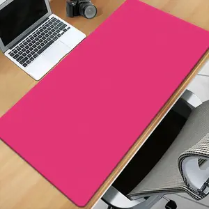 Printed mouse pad, pure rose red, simple design, high-definition, multi-functional, large-sized mouse pad, suitable for keyboard games, office work, desktop computers, perfect for gifting to family and friends, Gaming mouse pad, 1 piece.