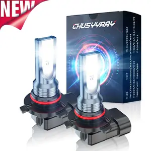 For Ford F150 F250 F350 Super Duty 6000K White 9145 H10 LED Fog Light Bulbs 2x Truck Vehicle Replacement Led Brake Led Backlights Automotive