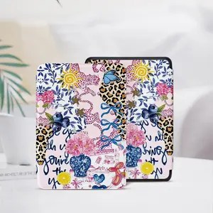 Floral & Leopard Pattern Kindle Case, Full-Body Protective Cover, Durable Lightweight Shockproof E-reader Case for Kindle 11th & 12th Gen, Tablet Cover, Tablet Casing