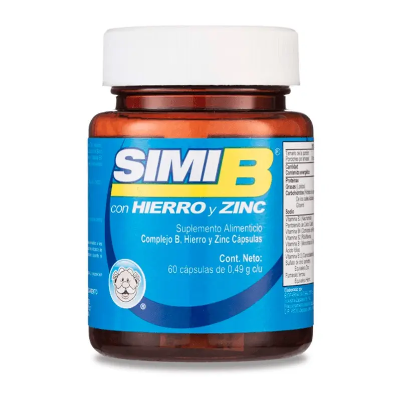 Simi B with Iron and Zinc — B Complex (60 capsules)