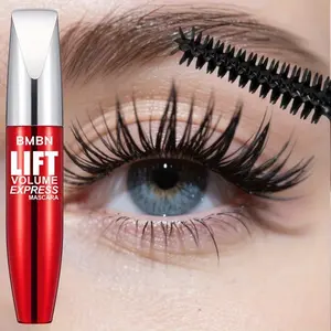 4D Volumizing Mascara, Lengthening Lift Mascara - Deep Black, Waterproof and Long-Lasting, Fade-Resistant, Enhances Volume, Smudge-Proof, Gentle and Non-Irritating Formula, Clump-Free Design, Suitable for Daily & Special Occasions, Creates Full Lash