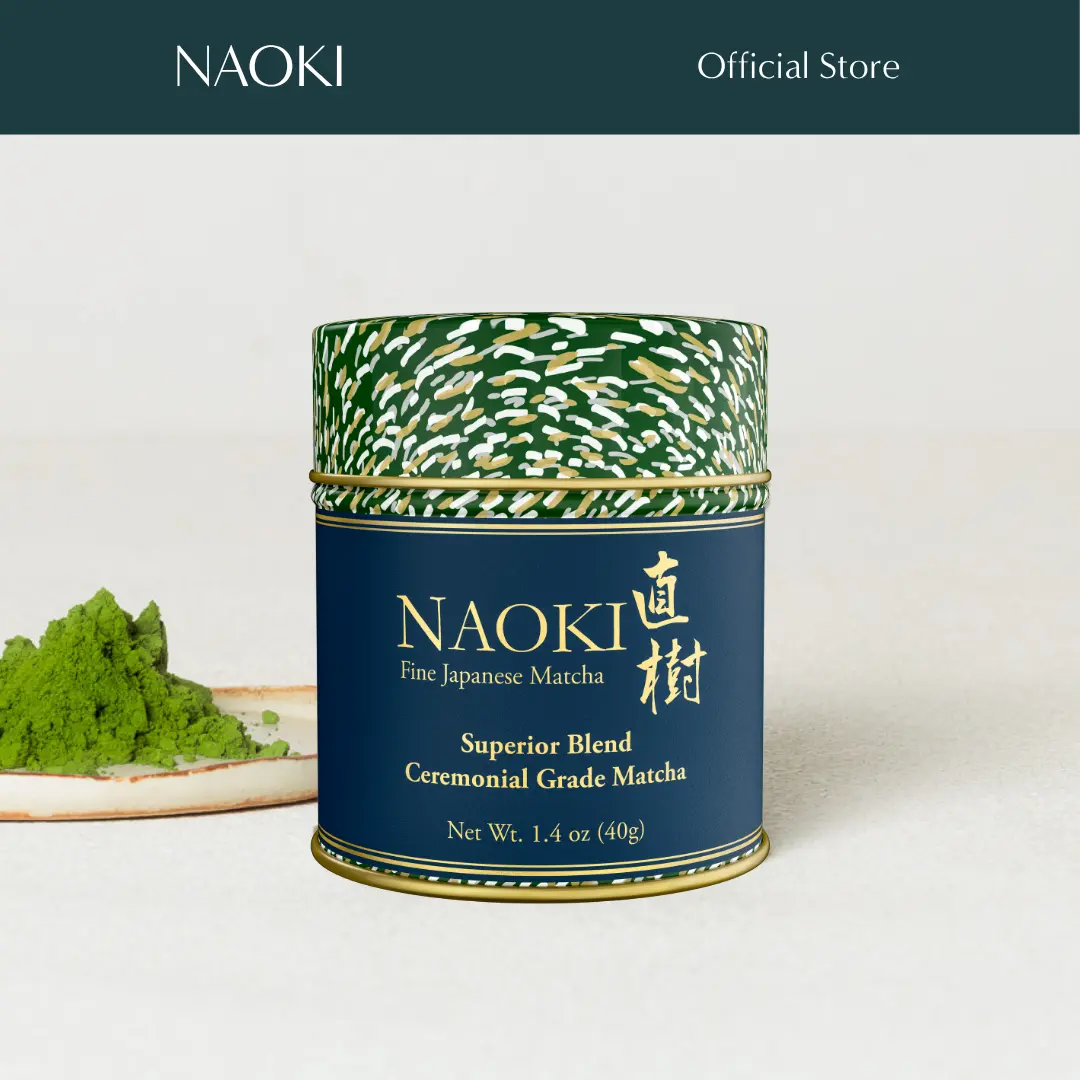 Naoki Matcha Superior Ceremonial Blend – Authentic Japanese First Harvest Ceremonial Grade Matcha Green Tea Powder from Uji, Kyoto