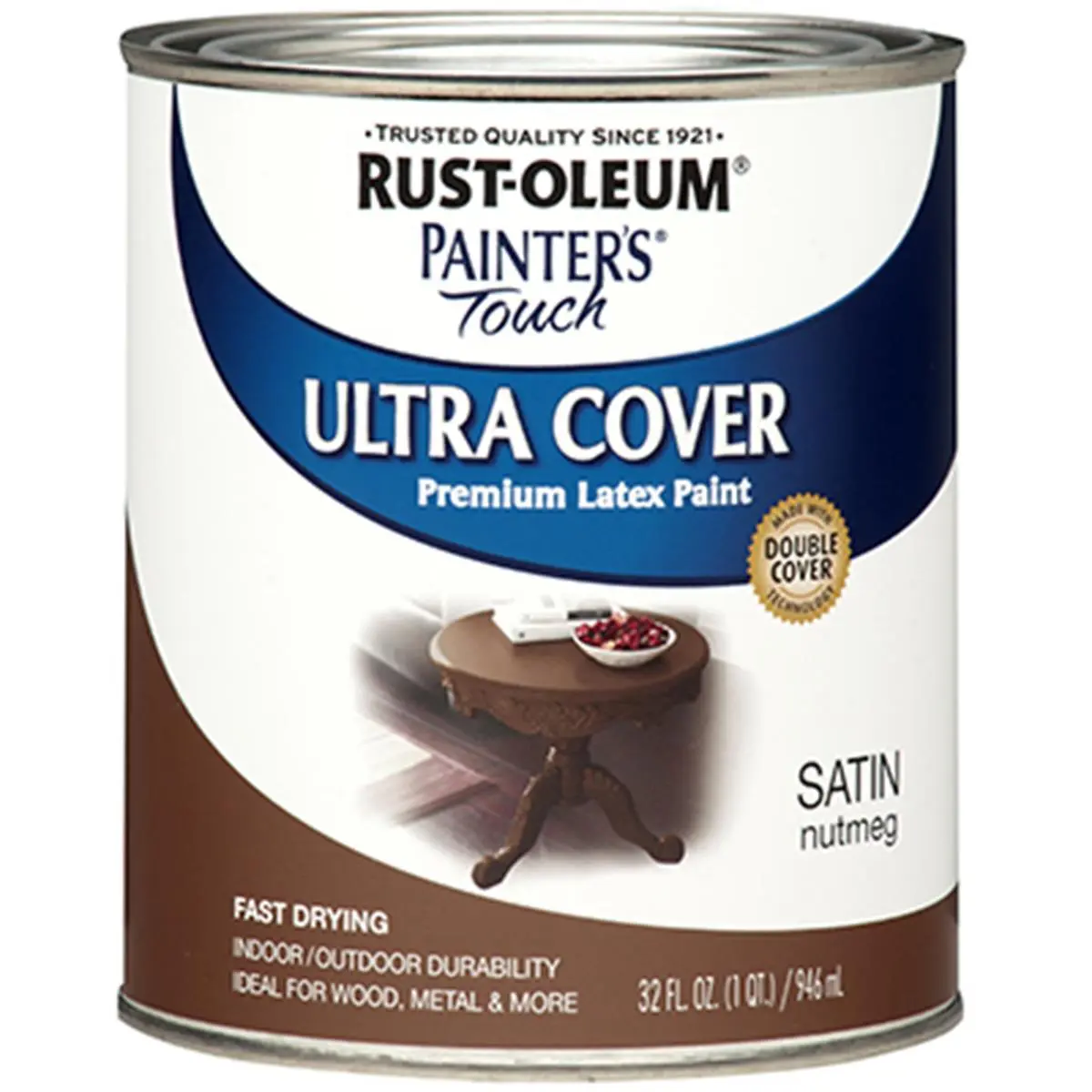 Rust-Oleum 240284 Painters Touch Ultra Cover Nutmeg Satin Latex Paint
