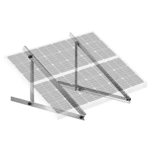 VEVOR 41-Inch Solar Panel Mounting Brackets,  , 0 to 90° Adjustable Tilt Mount Brackets Support 100-300W Solar Panels, Lightweight Aluminum Brackets with Folding Tilt Legs for RV, Roof, Boat, Off-Grid