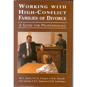 USED-Working with High-Conflict Families of Divorce: A Guide for Professionals by Baris, Mitchell A. (Hardcover)