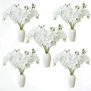 10 Artificial Orchid Flowers, Home Decoration for Indoor and Outdoor Use, Low Maintenance, Perfect for Events and DIY Arrangements, Lifelike Artificial Flower