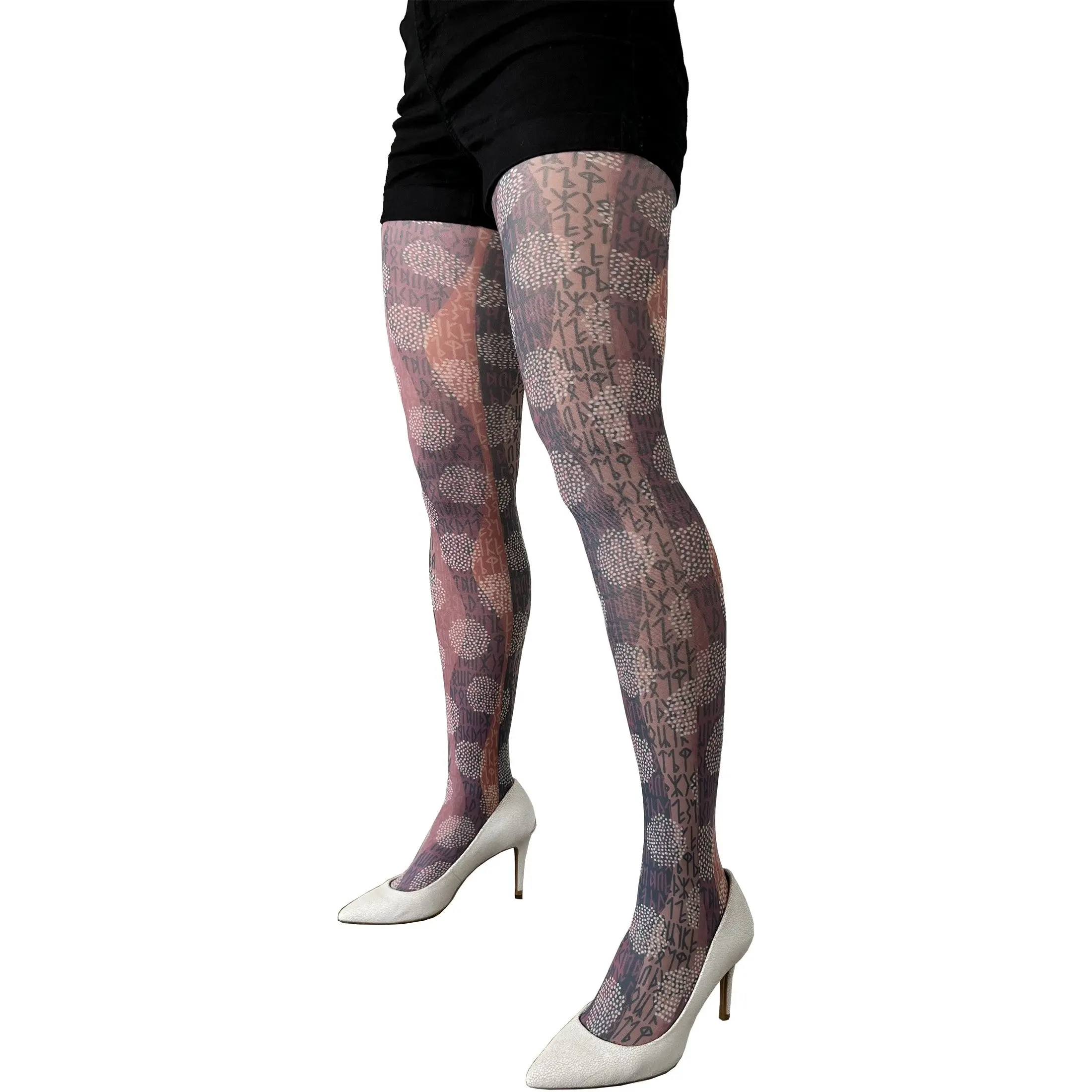 Ethnic Boho Patterned Tights For Women