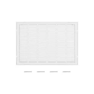 VEVOR Return Air Filter Grille, Fits W30x H20 Inch Duct Opening, Filter Not Included, Return Air Vent Cover for Wall, Powder-Coated Steel Return Air Grill Detachable Face/Door for 1 inch Filters