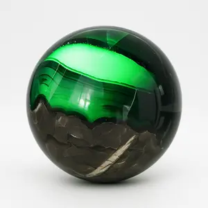 Volcanic Agate Crystal Sphere – Natural Energy Stone for Grounding, Strength & Transformation